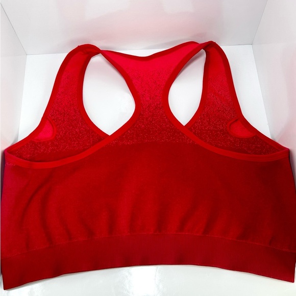 Gymshark Women’s Red Racerback Sports Bra, Size XXL, Like New Condition - Picture 4 of 4